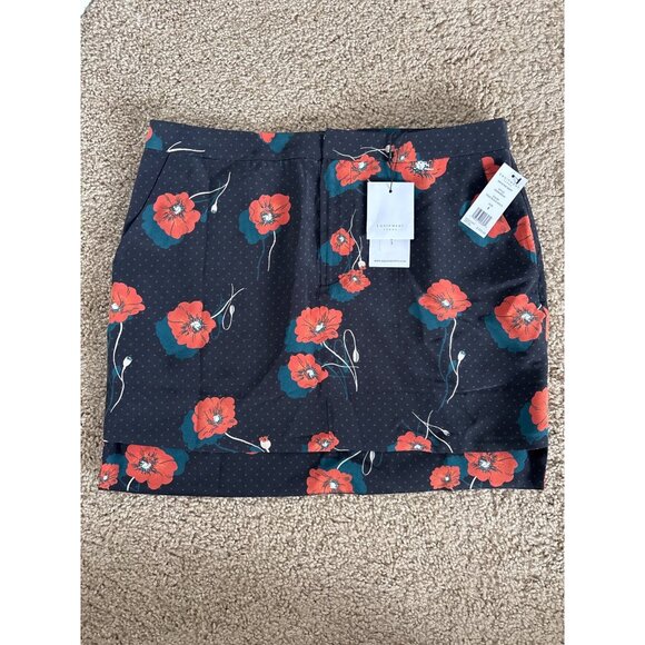 Equipment Dresses & Skirts - Equipment Femme Delafine Skirt True Black Multi Floral Print, Size 4, NWT